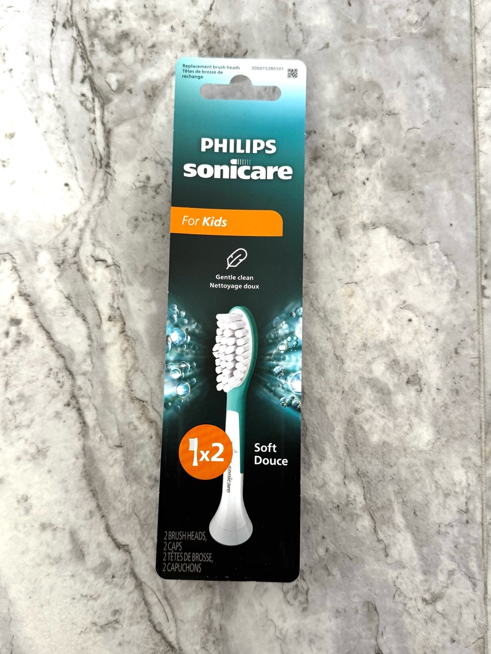 Philips Sonicare For Kids Soft Replacement Brush Heads - Teal/White